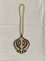Wooden Sikh Car Hanging - Punjabi Decor - Image 2