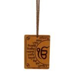 Ik Onkar Mool Mantar Car Hanging: Sikh Accessories Gift