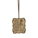 Gurbani Punjabi Car Hanging - Sikhism Gift
